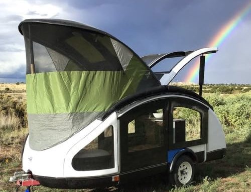 Futuristic camper trailer may be the lightest ever made